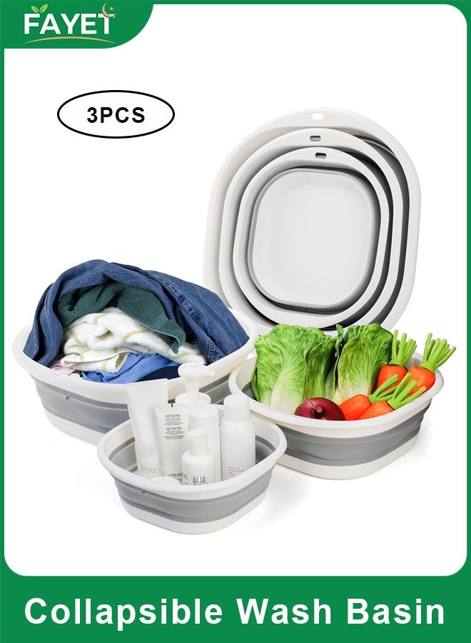 فاييت حوض غسيل قابل للطي، حوض غسيل، عبوة من 3 قطع - Image 1